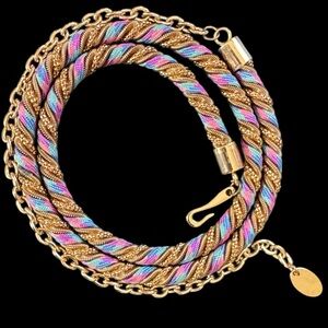 Vintage Coiled Belt Lg-XL